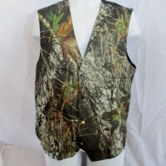 NEW MOSSY OAK Tuxedo Vest Camo Hunting Wedding Formal - Picture 1 of 1